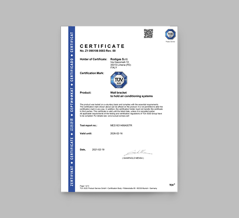 Certificazione Load Capacity
