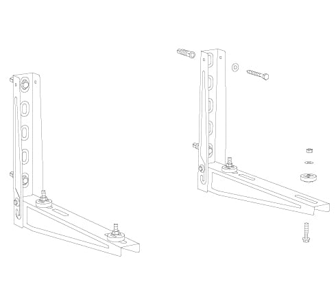 Istruzioni Foldable series brackets