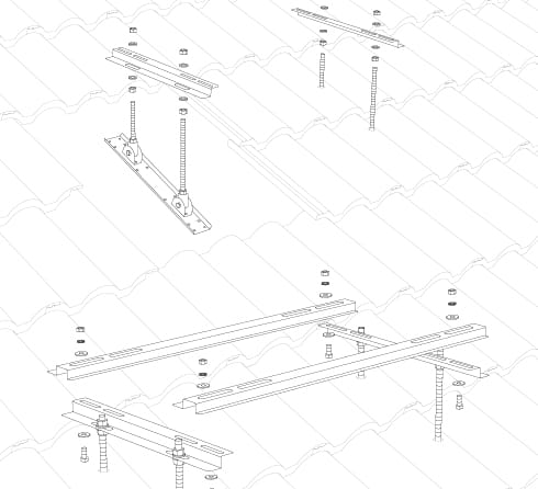 Istruzioni MT 600 roof brackets